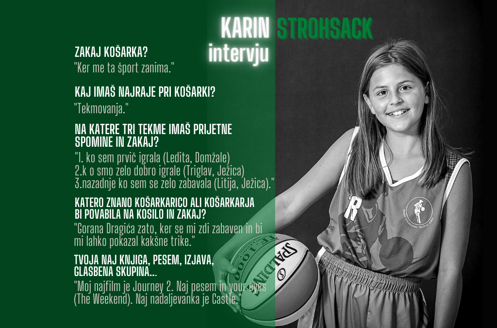 Karin Strohsack, podaj žogo